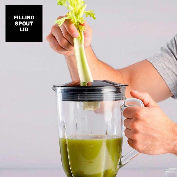 Bol mixeur Taurus 912471000 Blanc Noir 1500 W 1,5 L 2