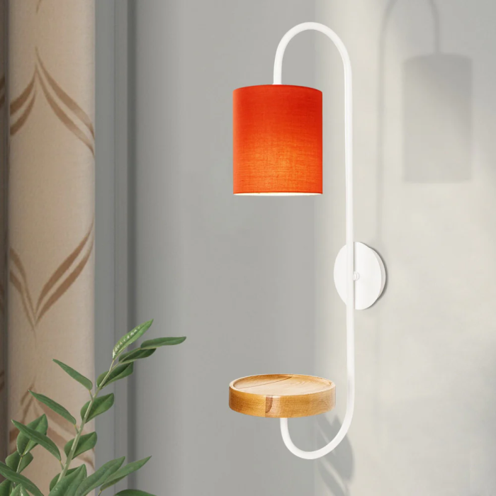 Sanming Aplique OPV-892OPV1208 Blanc/Madera/Rojo 2
