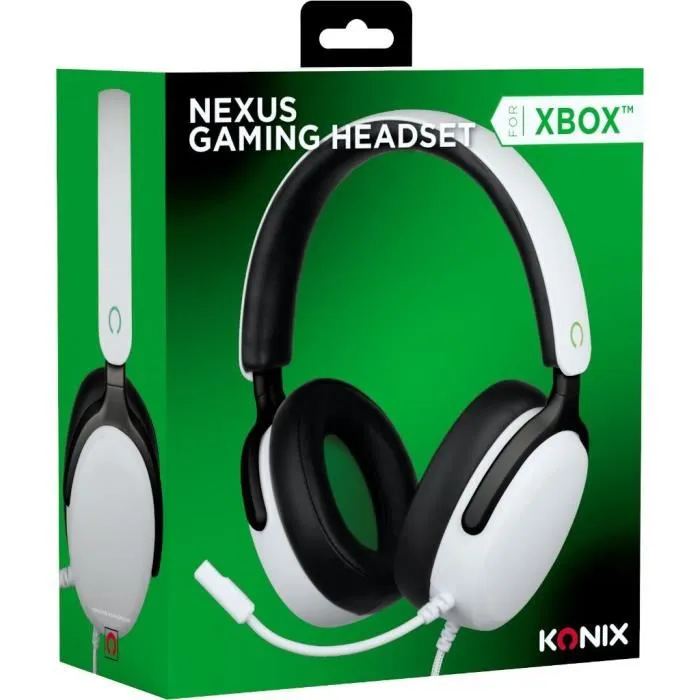 Konix Casque Gaming Supra-auriculaire Nexus pour Xbox Series X|S avec Micro, Haut-parleurs 40mm, Connecteur 3.5mm, Câble 1.5m 4 Konix Casque Gaming Supra-auriculaire Nexus pour Xbox Series X|S avec Micro, Haut-parleurs 40mm, Connecteur 3.5mm, Câble 1.5m 4