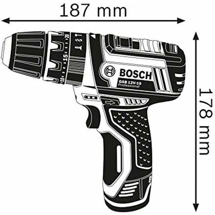 Tournevis électrique BOSCH 100 W 15 Nm 30 Nm 10 Tournevis électrique BOSCH 100 W 15 Nm 30 Nm 10
