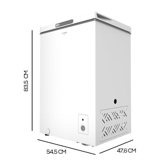 Cecotec Congélateur horizontal Bolero CoolMarket 99 l blanc classe E 41 dB 5