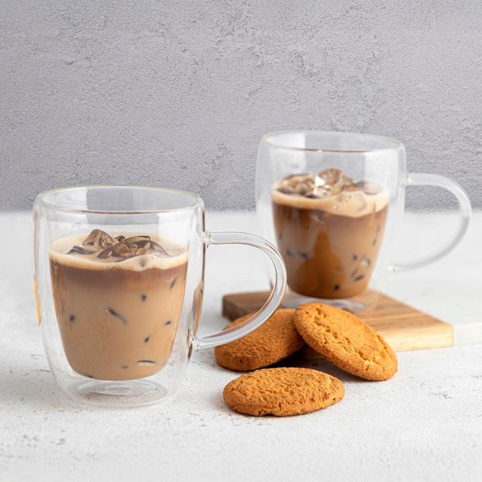 Taza Doble Pared Vidrio Serenia Quid 30 cL (24 Unidades) 2