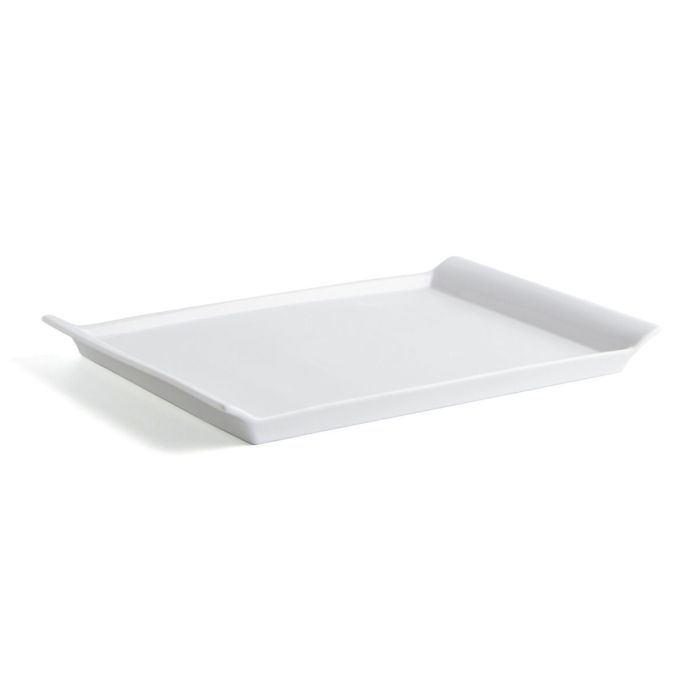 Plat à Gratin Quid Gastro Fresh Rectangulaire Céramique Blanc (36 x 25 cm) (6 Unités) 1