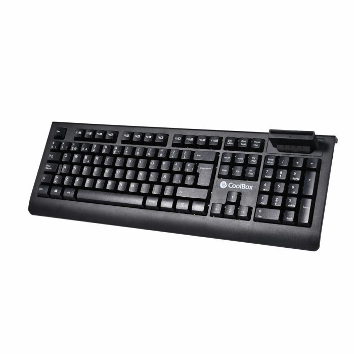 Clavier CoolBox COO-TEC04DNI Noir Espagnol Qwerty 13