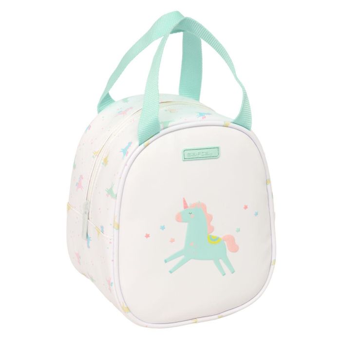 Sac glacière goûter Safta Unicornio Beige 19 x 22 x 14 cm