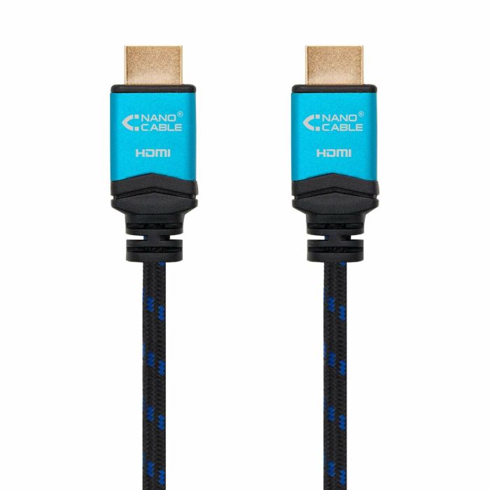 Câble HDMI NANOCABLE 10.15.3702 V2.0 Noir 2 m 2