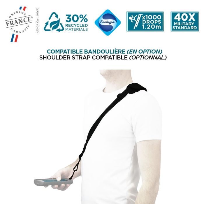 Protection pour téléphone portable Mobilis PROTECH Noir 3 Protection pour téléphone portable Mobilis PROTECH Noir 3