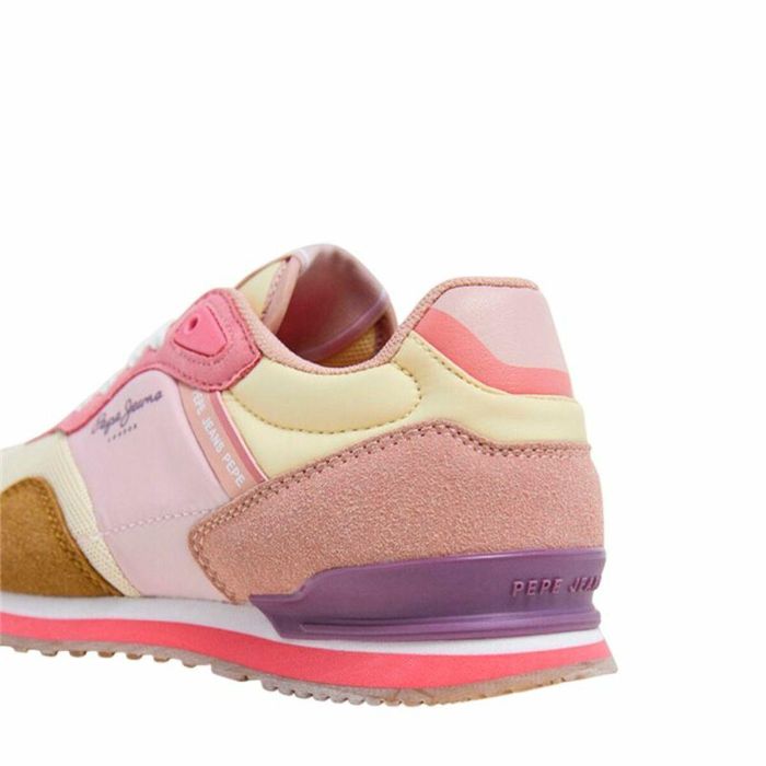 Chaussures de sport pour femme Pepe Jeans London Band G Marron Clair 2 Chaussures de sport pour femme Pepe Jeans London Band G Marron Clair 2