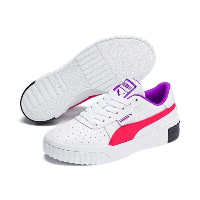 Chaussures de Running pour Adultes Puma Cali Chase Blanc 4