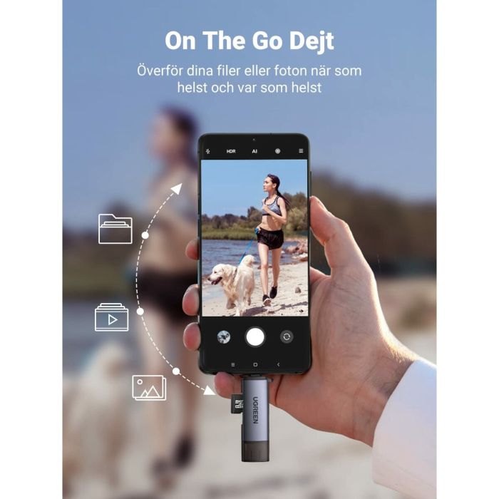 Lecteur de Cartes Ugreen 50706 Argenté 9 Lecteur de Cartes Ugreen 50706 Argenté 9