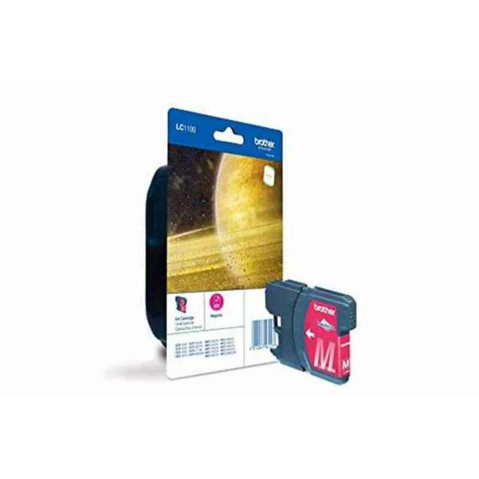 Cartouche d'encre originale Brother LC-1100M Rose Magenta 1 Cartouche d'encre originale Brother LC-1100M Rose Magenta 1