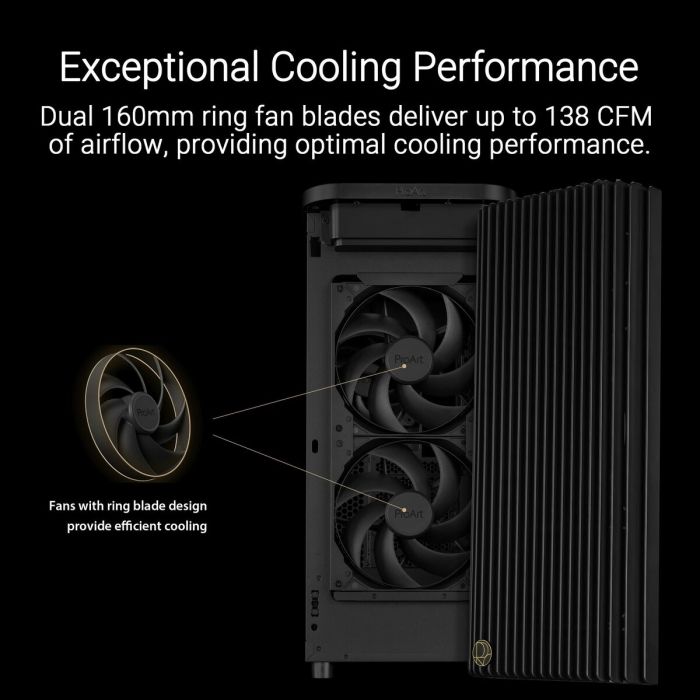 Boîtier ATX semi-tour Asus 90DC00M0-B39020 Noir 5 Boîtier ATX semi-tour Asus 90DC00M0-B39020 Noir 5