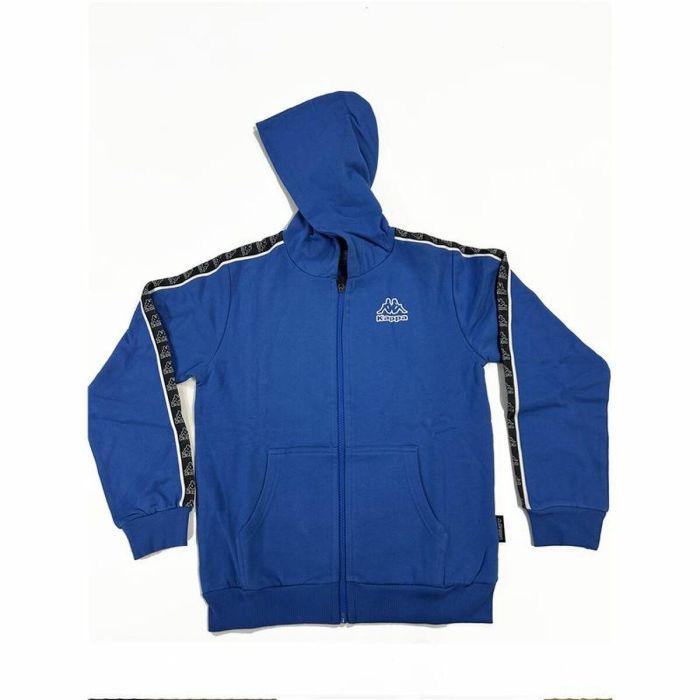 Sweat à capuche enfant Kappa 8031F0036 Bleu 0 Sweat à capuche enfant Kappa 8031F0036 Bleu 0