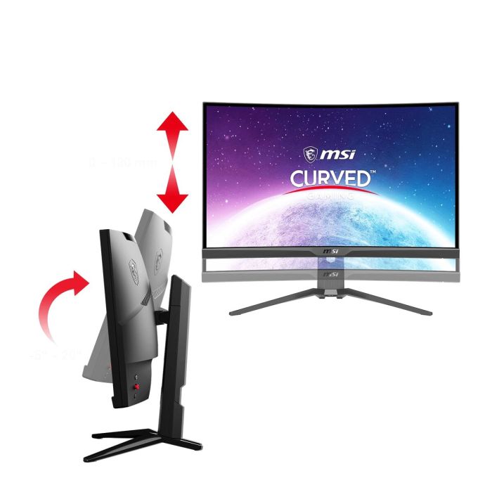 Monitor Gaming MSI MAG 275CQRF 27" Wide Quad HD 7 Monitor Gaming MSI MAG 275CQRF 27" Wide Quad HD 7