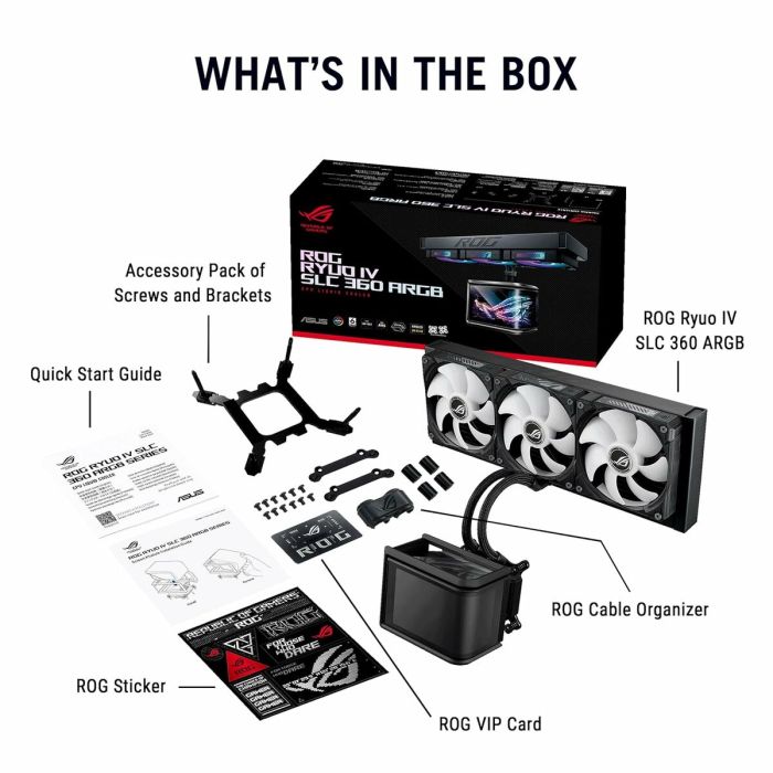 Kit de refroidissement liquide Asus 90RC0151-B0EAY0 34 Kit de refroidissement liquide Asus 90RC0151-B0EAY0 34
