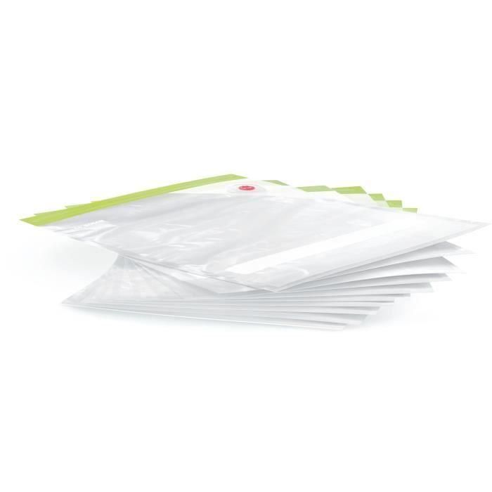 Bosch MSZV0FB3 - Lot de 3 sacs de congélation sous vide, 3,8 litres avec fermeture à glissière pour conservation longue durée Bosch MSZV0FB3 - Lot de 3 sacs de congélation sous vide, 3,8 litres avec fermeture à glissière pour conservation longue durée