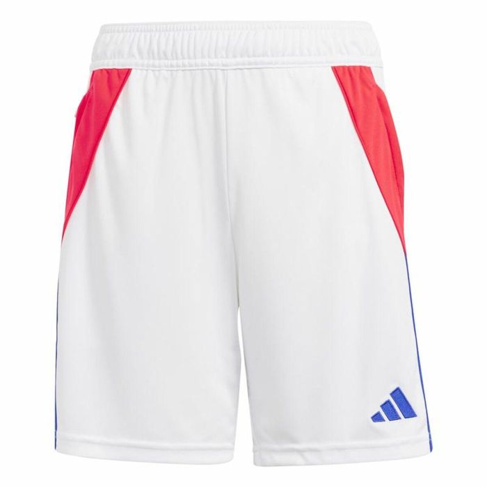 Short de Sport Adidas Tiro24 Blanc