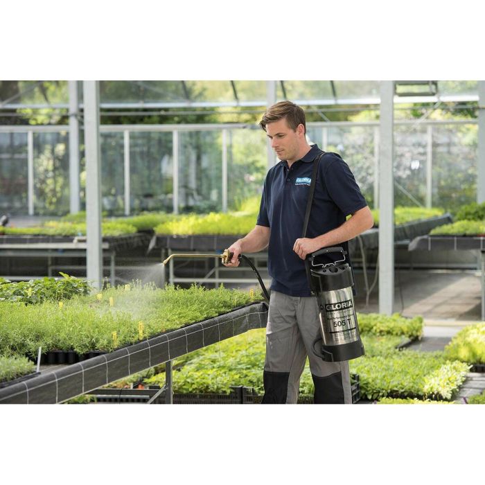Pulvérisateur à pression pour jardin Gloria 505t Acier inoxydable Laiton 6 BAR 5 L 2 Pulvérisateur à pression pour jardin Gloria 505t Acier inoxydable Laiton 6 BAR 5 L 2