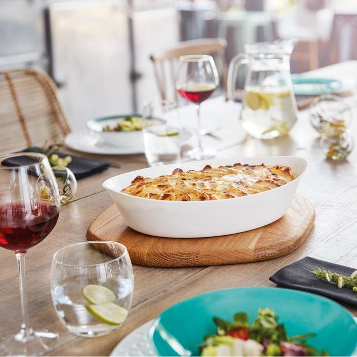 Fuente Horno Oval Opal Smart Cuisine Luminarc 38x22 cm 1 Fuente Horno Oval Opal Smart Cuisine Luminarc 38x22 cm 1