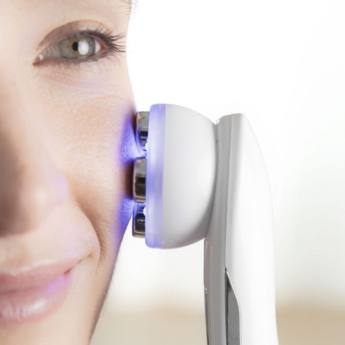 Masseur Facial avec Radiofréquence, Photothérapie et Électrostimulation Wace InnovaGoods 7 Masseur Facial avec Radiofréquence, Photothérapie et Électrostimulation Wace InnovaGoods 7