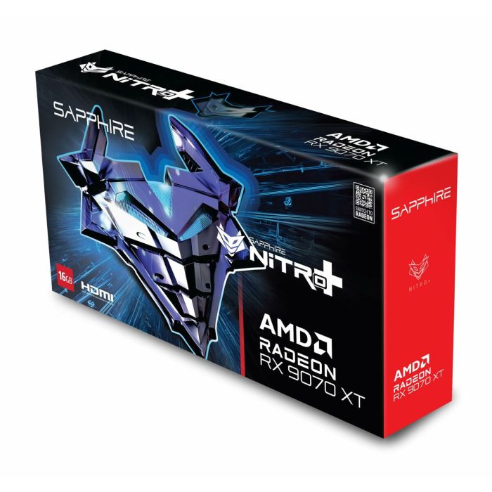 Carte Graphique Sapphire 11348-01-20G radeon rx 9070 xt 16 GB GDDR6 3 Carte Graphique Sapphire 11348-01-20G radeon rx 9070 xt 16 GB GDDR6 3