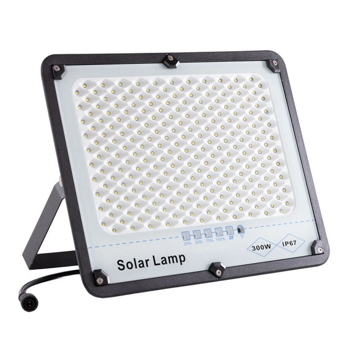 Projecteur LED Solaire Puissant 300W avec Batterie Intégrée, Éclairage Extérieur Automatisé, WR-MTX-300W-CW 2