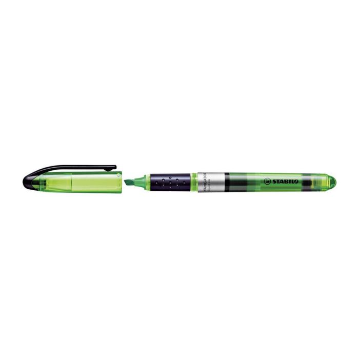 Marqueur fluorescent Stabilo Navigator Vert 10 Pièces (1 Unités) 1 Marqueur fluorescent Stabilo Navigator Vert 10 Pièces (1 Unités) 1