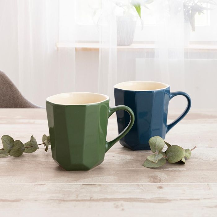 Mug Cerámico Surtido Trazio Quid 33 cL (12 Unidades) 1