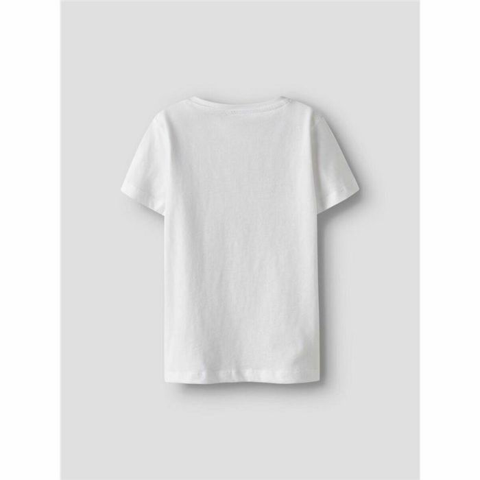 T shirt à manches courtes Enfant Name It Nkfvanaya Ss Noos Blanc 2