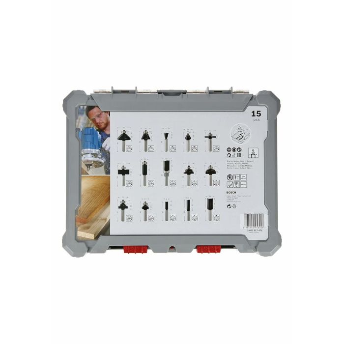 Ensemble d'accessoires BOSCH 2607017471 15 Pièces 9