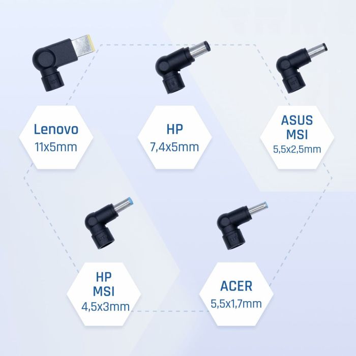 Chargeur d'ordinateur portable iggual IGG319895 8 Chargeur d'ordinateur portable iggual IGG319895 8
