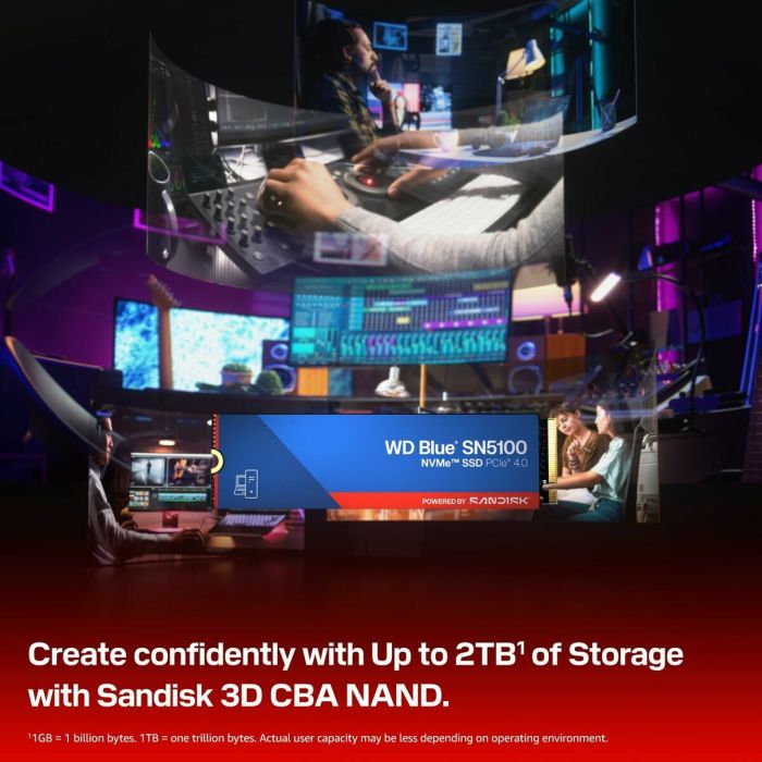 Disque dur Western Digital WDS200T5B0E 2 TB SSD 5