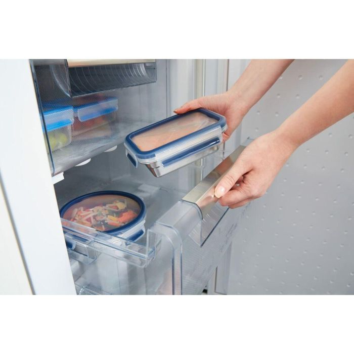 Boîte à lunch Tefal N11503 Bleu Acier inoxydable Rectangulaire 500 ml 3