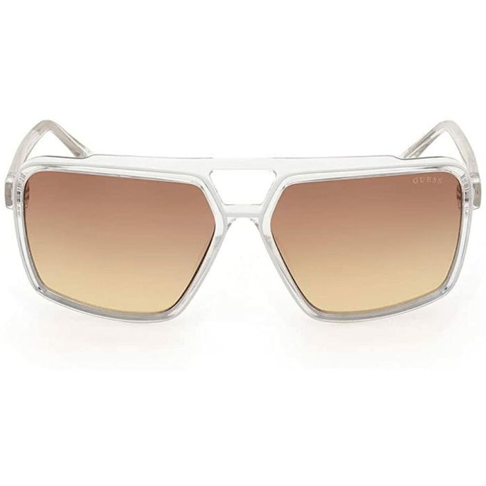 Lunettes de soleil Homme Guess GU00076 26F Transparent Ø 61 mm 1