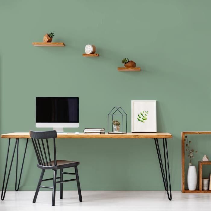 Ripolin Peinture Intérieure Acrylique Lessivable Haute Opacité - Vert Simsun - 2,5L - Rendement 25 m² - Pour Murs, Bois et Radiateurs Ripolin Peinture Intérieure Acrylique Lessivable Haute Opacité - Vert Simsun - 2,5L - Rendement 25 m² - Pour Murs, Bois et Radiateurs