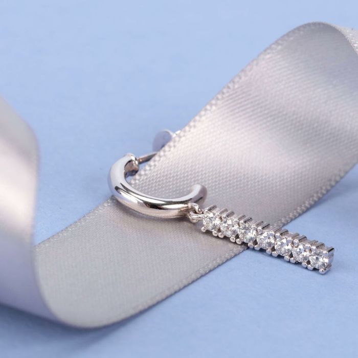 Boucles d´oreilles Femme La Petite Story LPS02ARQ119 Laiton Argenté 1 Unité 1