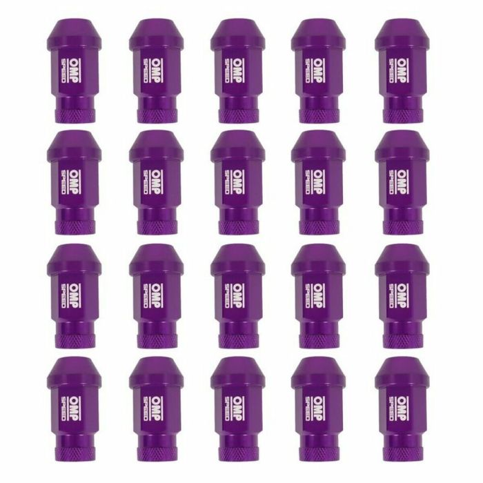 Set Vis OMP 7075 Violet 20 uds M14 x 1,25 2