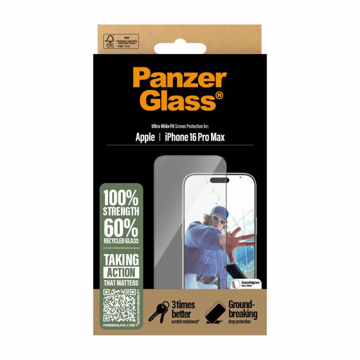 Film Protecteur pour Téléphone Portable PanzerGlass iPhone 16 Pro Max 1 Film Protecteur pour Téléphone Portable PanzerGlass iPhone 16 Pro Max 1