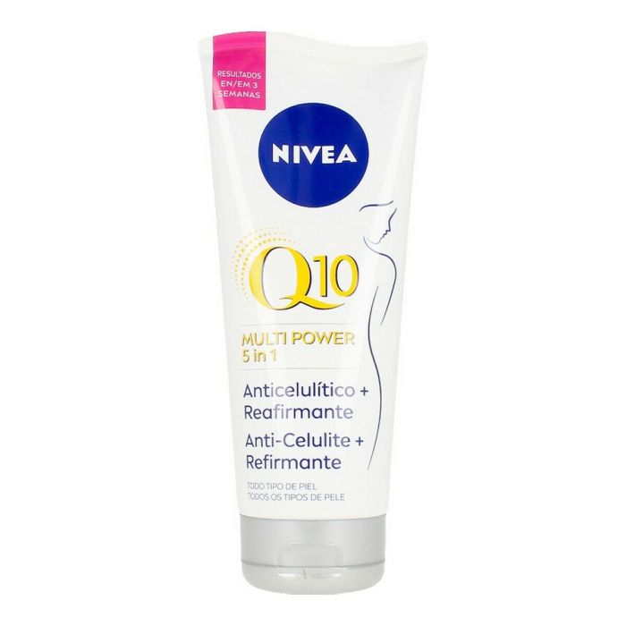 Nivea Q10+ MULTI POWER 5en1 Gel-Crème Anti-Cellulite et Raffermissant pour Femme, 200 ml