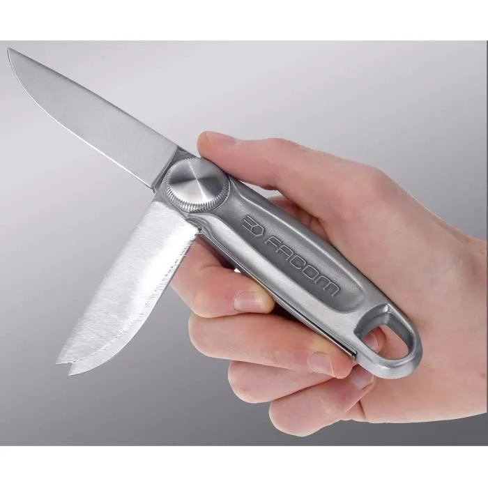Facom 840LE.PB Couteau professionnel en acier inoxydable avec roue pour un tranchant parfait 5 Facom 840LE.PB Couteau professionnel en acier inoxydable avec roue pour un tranchant parfait 5