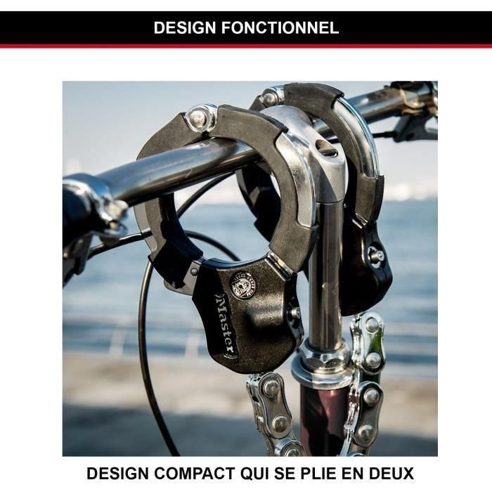 Antivol Masterlock Menottes Antivol Street Cuff  en acier chromé 4
