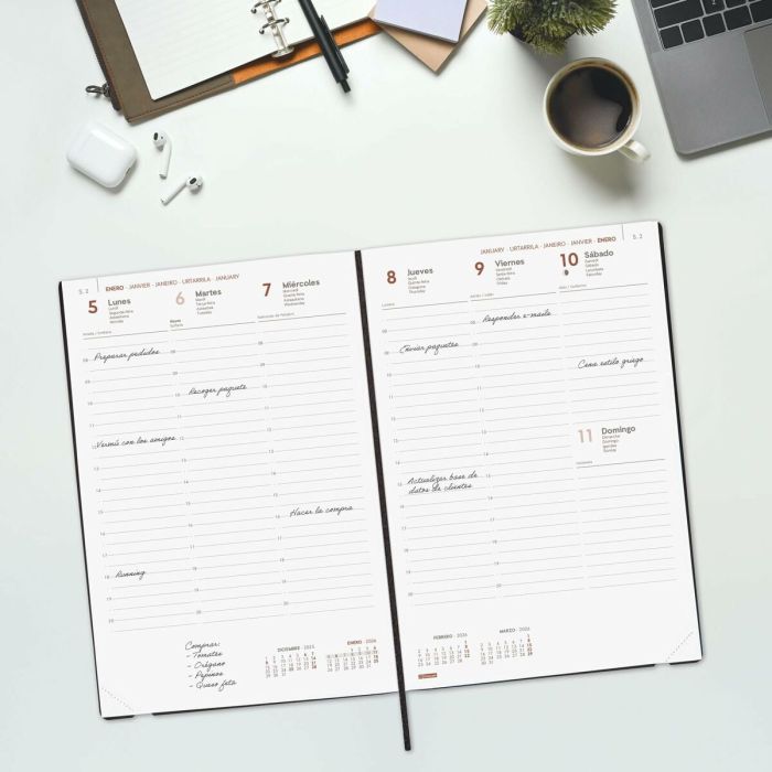 Agenda Finocam Bleu 16,5 x 24 cm 4 Agenda Finocam Bleu 16,5 x 24 cm 4