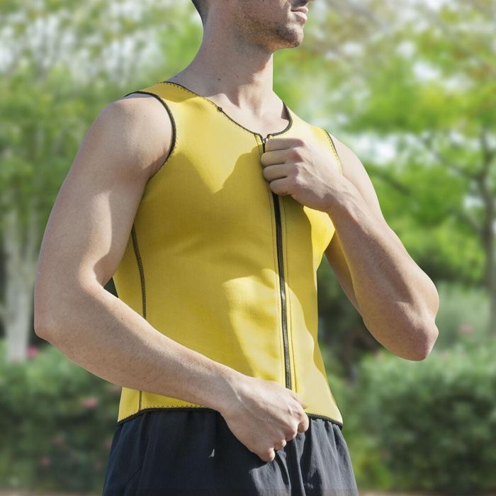 Gilet de Sport avec Effet Sauna pour Homme Passwa InnovaGoods 4 Gilet de Sport avec Effet Sauna pour Homme Passwa InnovaGoods 4