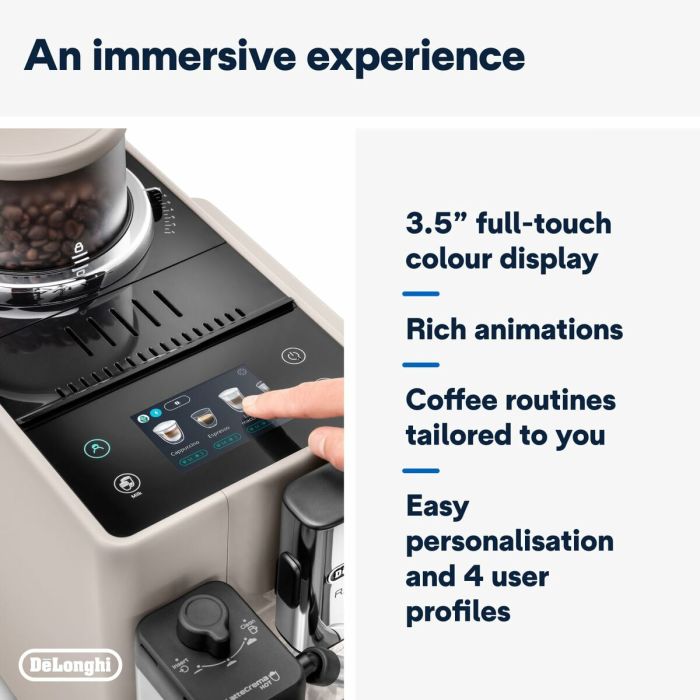 Cafetière superautomatique DeLonghi EXAM 440.55.BG Noir Argenté 1450 W 19 bar 1,2 L 3