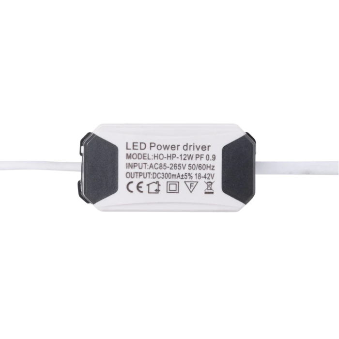 Driver LED 12W Non Dimmable 50.000H pour Downlights 0 Driver LED 12W Non Dimmable 50.000H pour Downlights 0