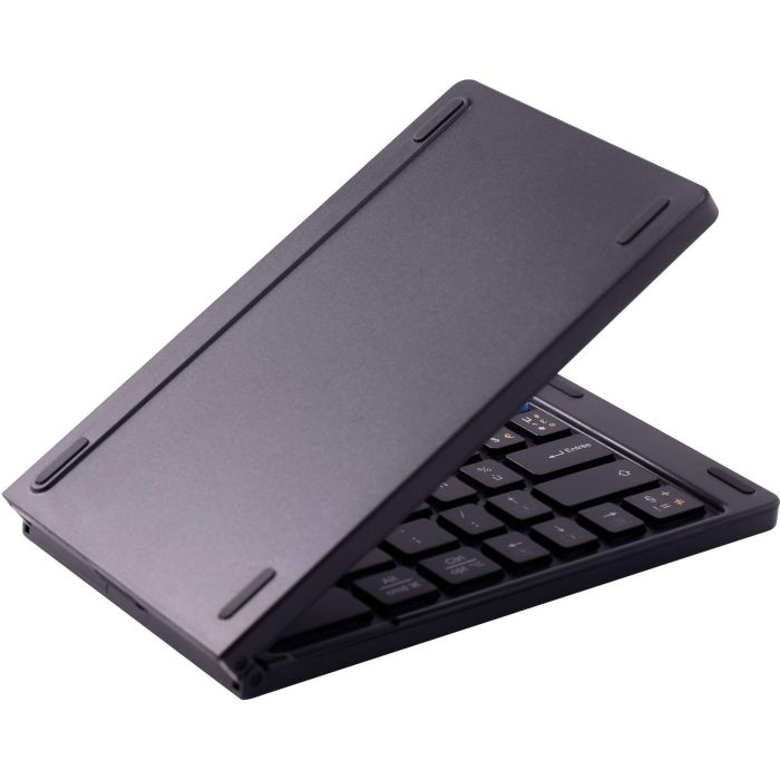 Clavier sans fil pliable - Ordinateur, tablette, smartphone, TV - Touches ciseaux - BLUESTORK - KB-MINI-FOLD/FR - AZERTY - Noir 4