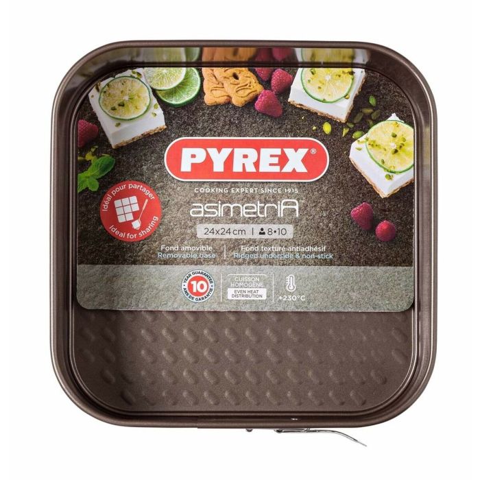 Moule amovible Pyrex Marron Acier inoxydable 7 Moule amovible Pyrex Marron Acier inoxydable 7