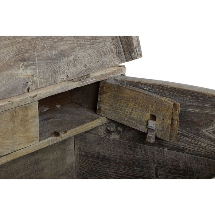 Coffre Home ESPRIT Naturel bois de teck Pièce unique 118 X 66 X 87 cm 6 Coffre Home ESPRIT Naturel bois de teck Pièce unique 118 X 66 X 87 cm 6