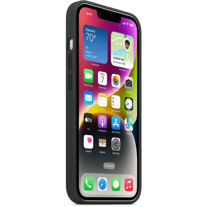 APPLE iPhone 14 Silicone Case with MagSafe - Midnight 7 APPLE iPhone 14 Silicone Case with MagSafe - Midnight 7