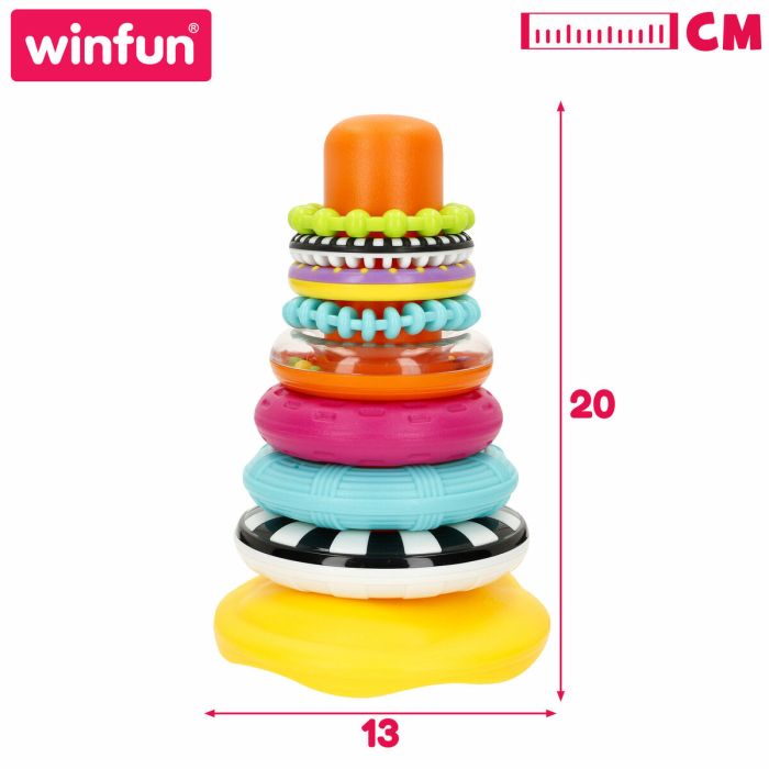 Blocs Empilables Winfun 13 x 20 x 13 cm (6 Unités) 3 Blocs Empilables Winfun 13 x 20 x 13 cm (6 Unités) 3